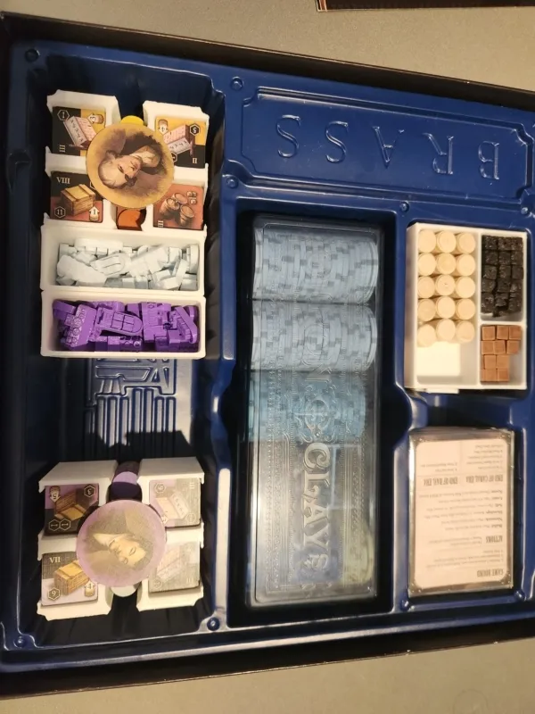 Brass Birmingham Board Game Deluxe insert 