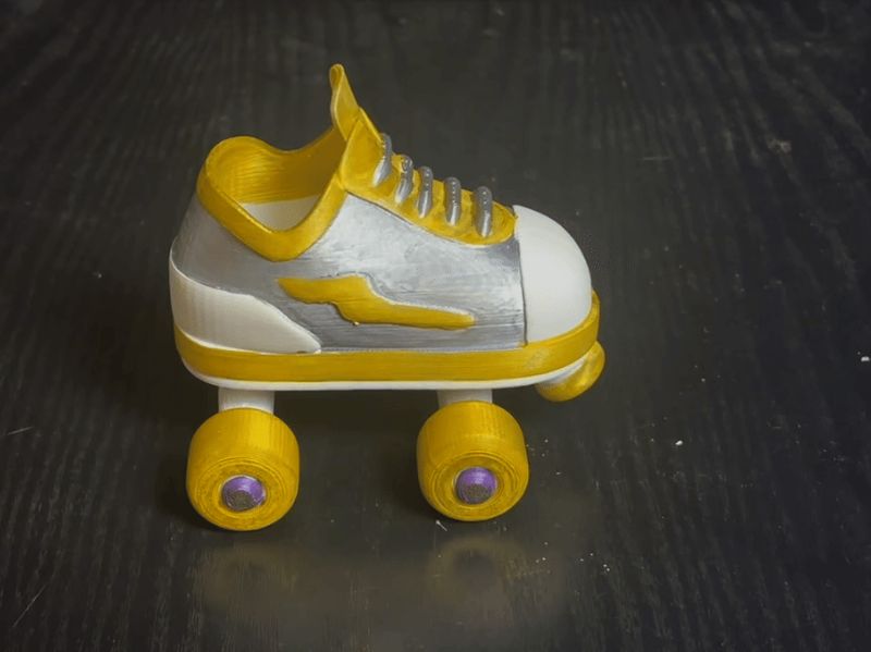 轮滑鞋可动Roller skates movable