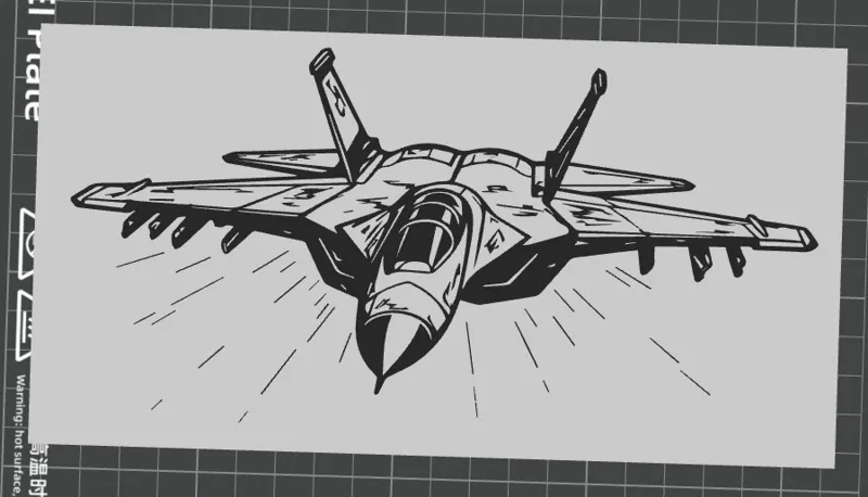 Generic jet 6 wall art