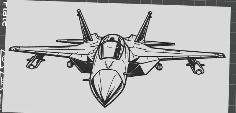 Generic Jet 3 wall art