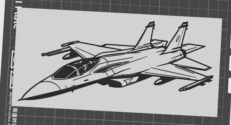 Generic jet 1  wall art