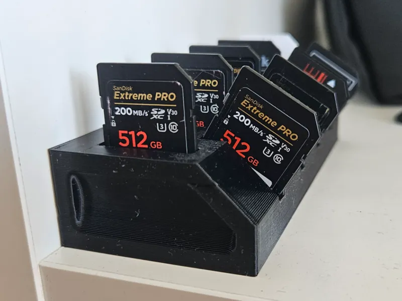 SD Card holder (with and without color text)
