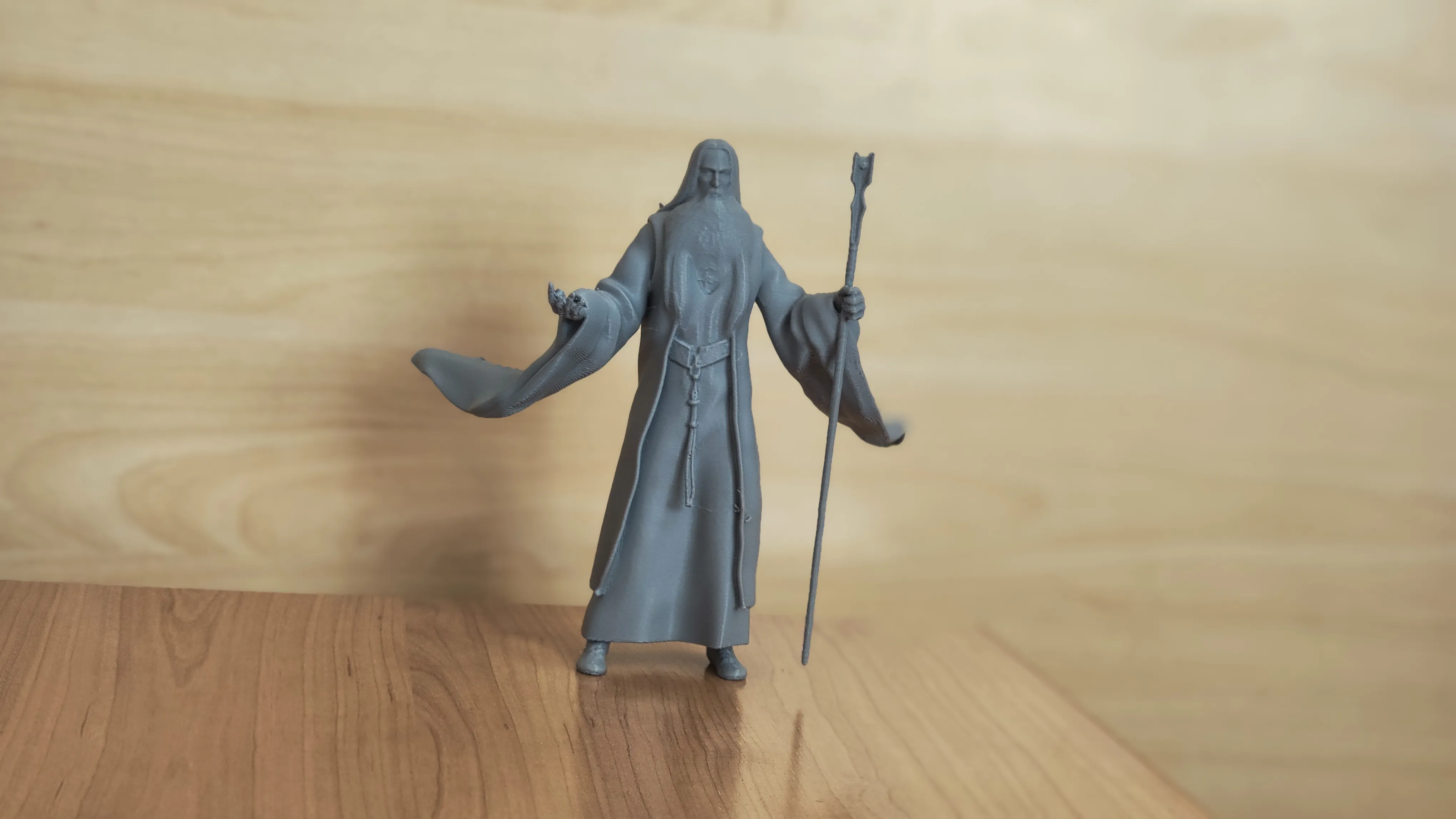 Saruman the White – Lord of the Rings - Free 3D Print Model - MakerWorld