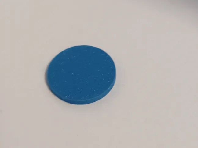 3D Printed €1 Coin Trolley Token
