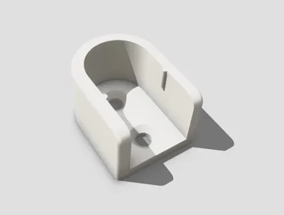 Clip for clothes rod - Clip for RV-Wardrobe