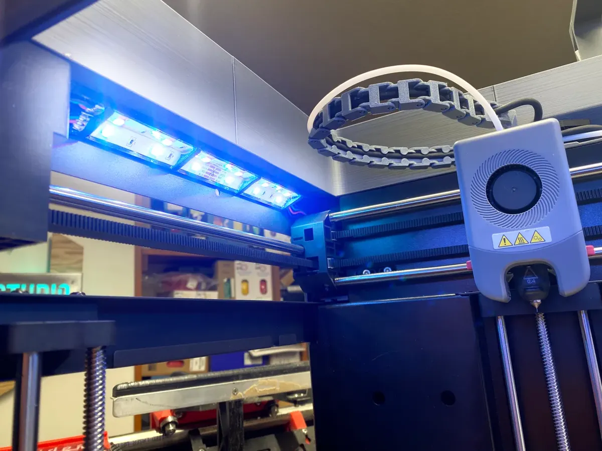 Flashforge Adventurer 5M AD5M LED-Lichtleisten Mod A – Kostenloses 3D ...