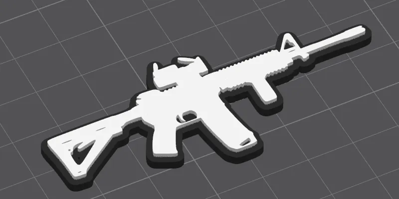 AR15 Keychain