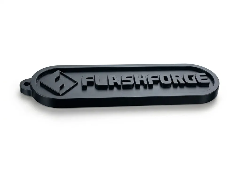 FlashForge Logo Keychain - Free 3D Print Model - MakerWorld