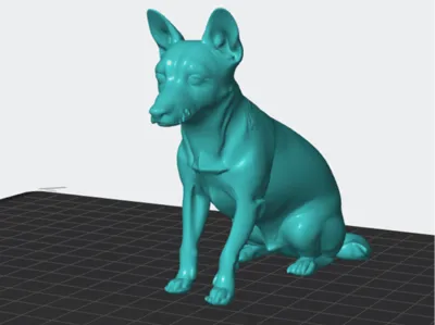Realistic German Shepherd Style Dog