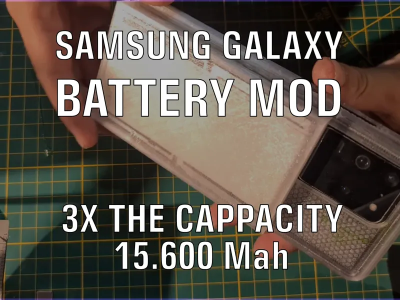 Samsung galaxy battery mod (with tutorial)