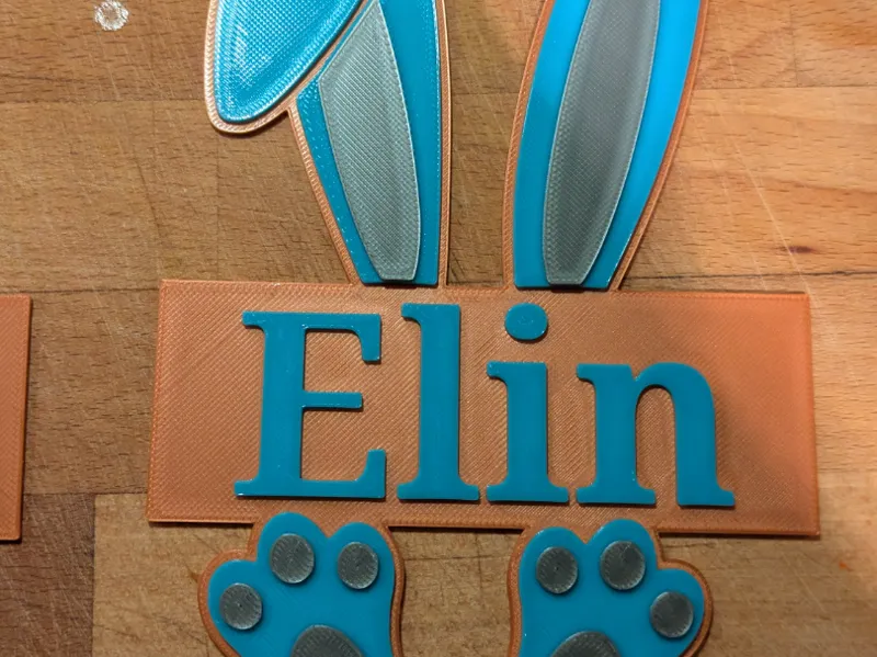 Namensschild Ostern Elin