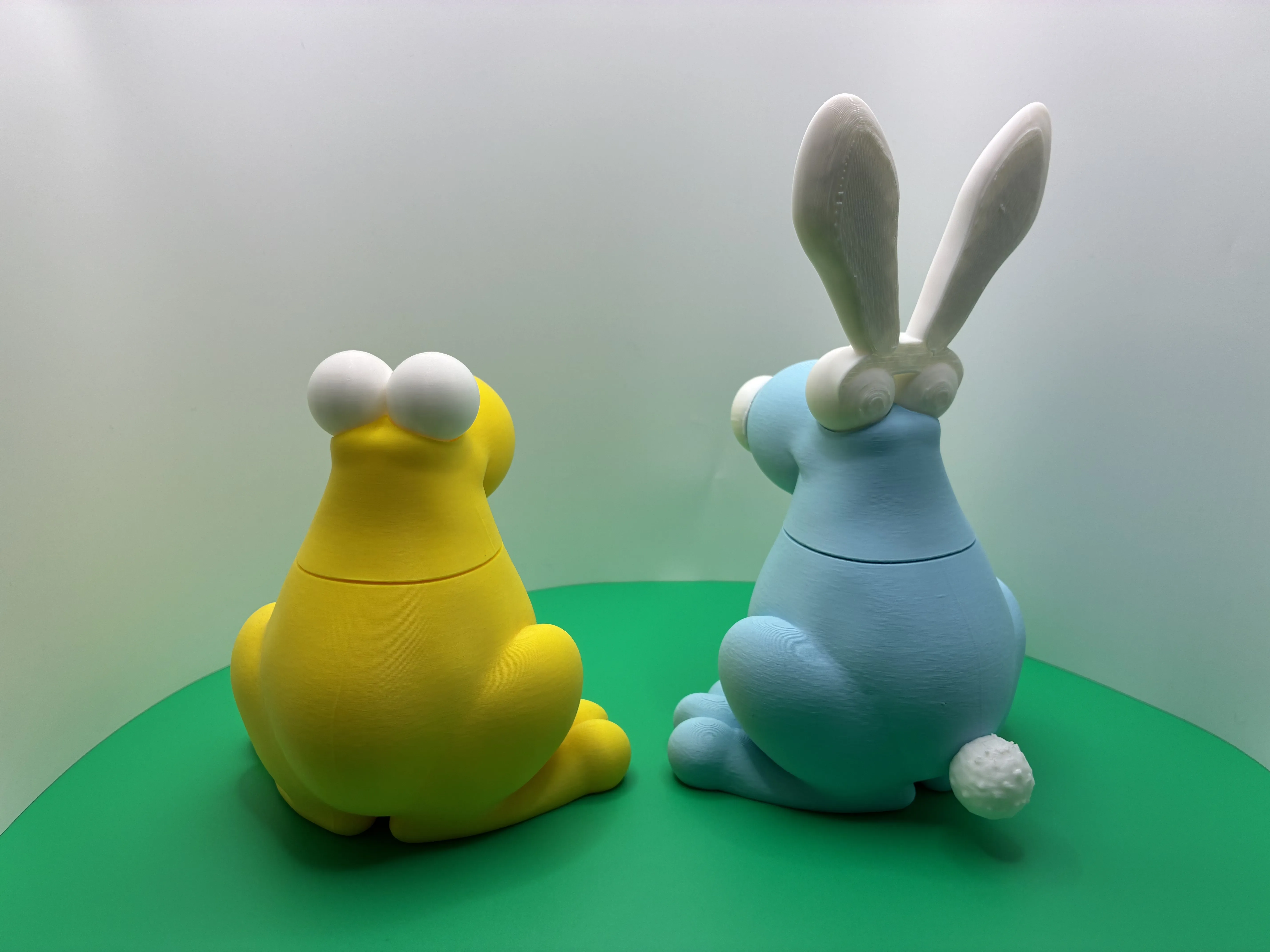Nerds-shaped container in Easter Bunny disguise - Free 3D Print Model ...