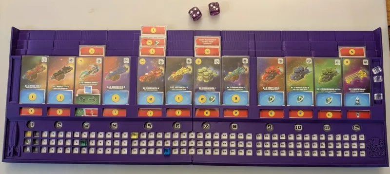 Space Base Game Board Holder Tray