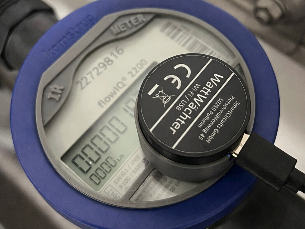 iqflow 2200 water meter braket für IR sensor