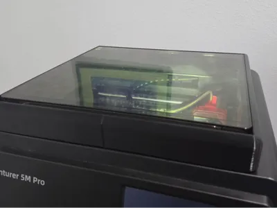 AD5M Pro lid riser for filament cutter clearance