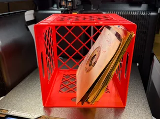 45 RPM Record Holder Milk Crate