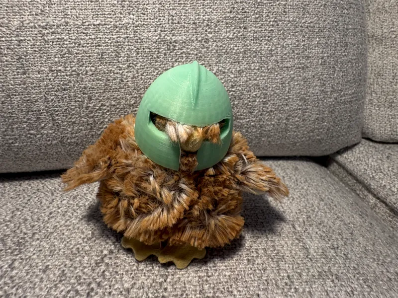 Douglas chicken medieval helmet