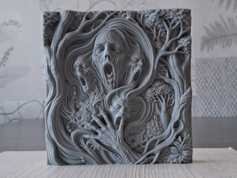 Wailing Tree - Relief Sculpture