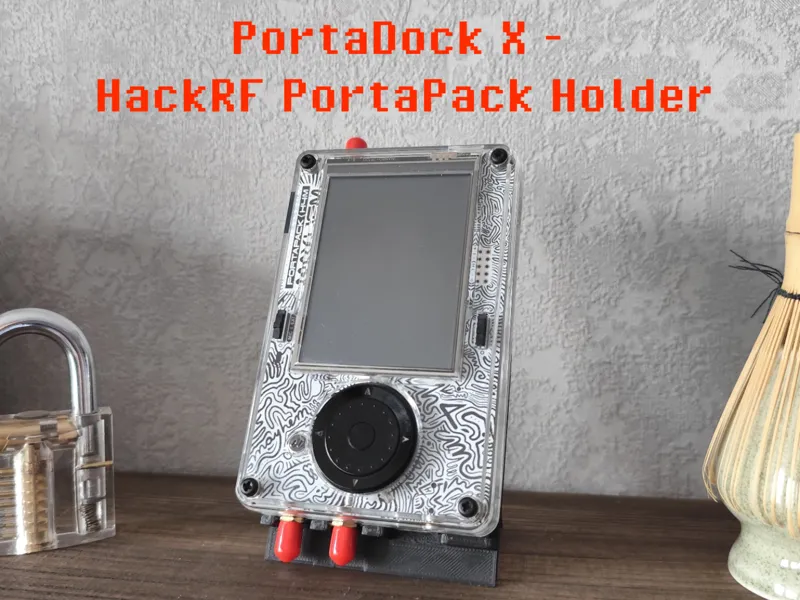 PortaDock X - HackRF PortaPack Holder