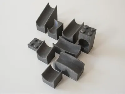 Marble run set - Duplo compatible bricks
