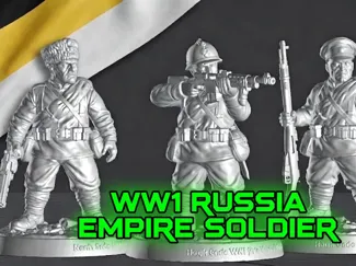WW1 Great War: Russian infantry Squad