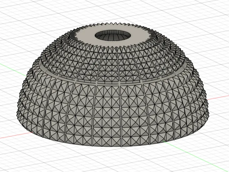 Halbkugel oben für Fernsehturm 1:320