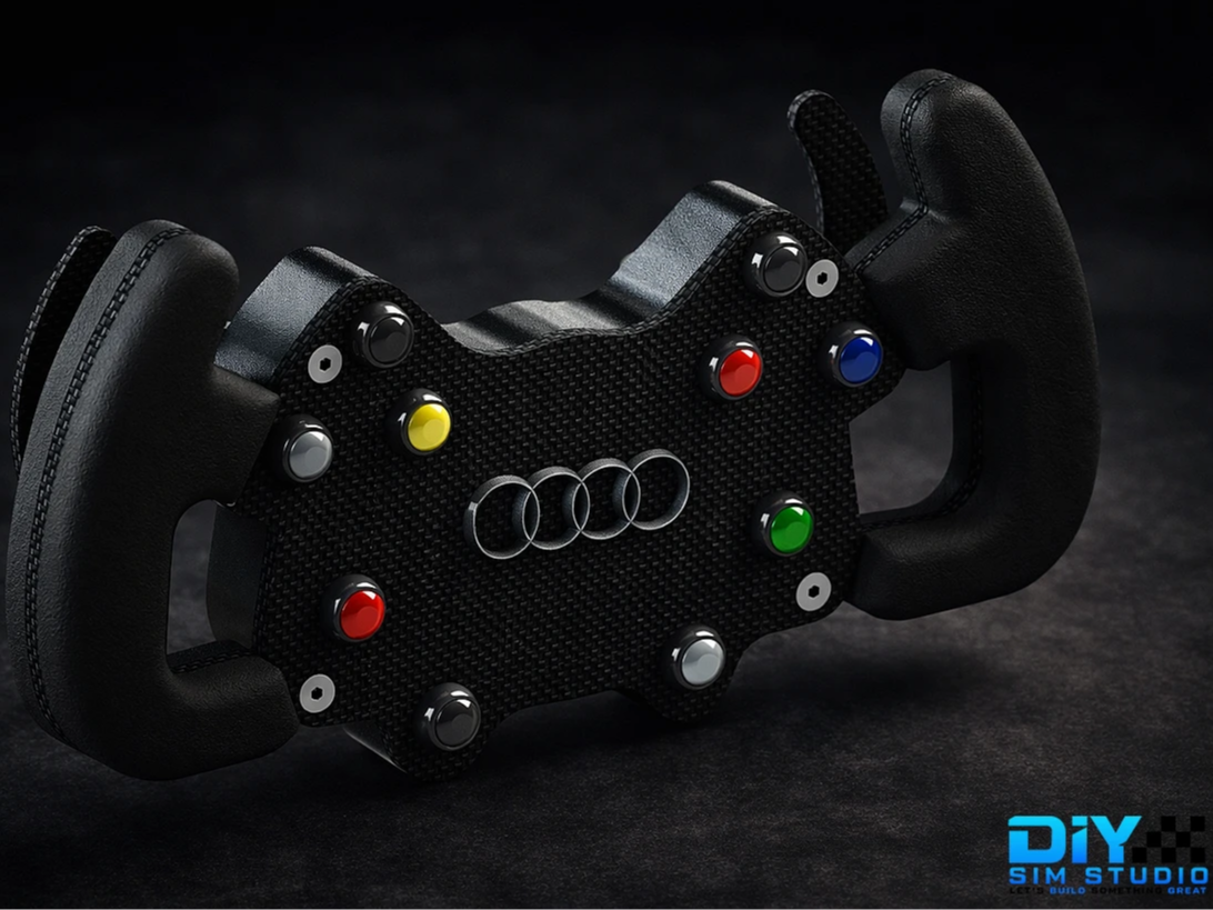 DIY Audi DTM Steering Wheel - Sim Racing