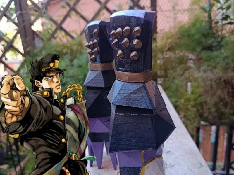 Jojo Bizzarre adventures low poly Star platinum