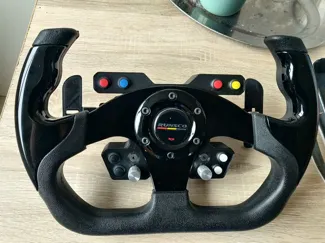 DIY Button Plate Steering Wheel for Sim Racing