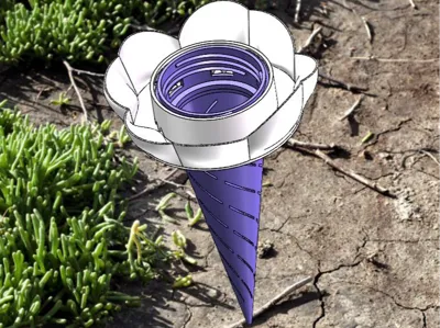 Soil water-fertilizer feeding device土壤肥水喂养器