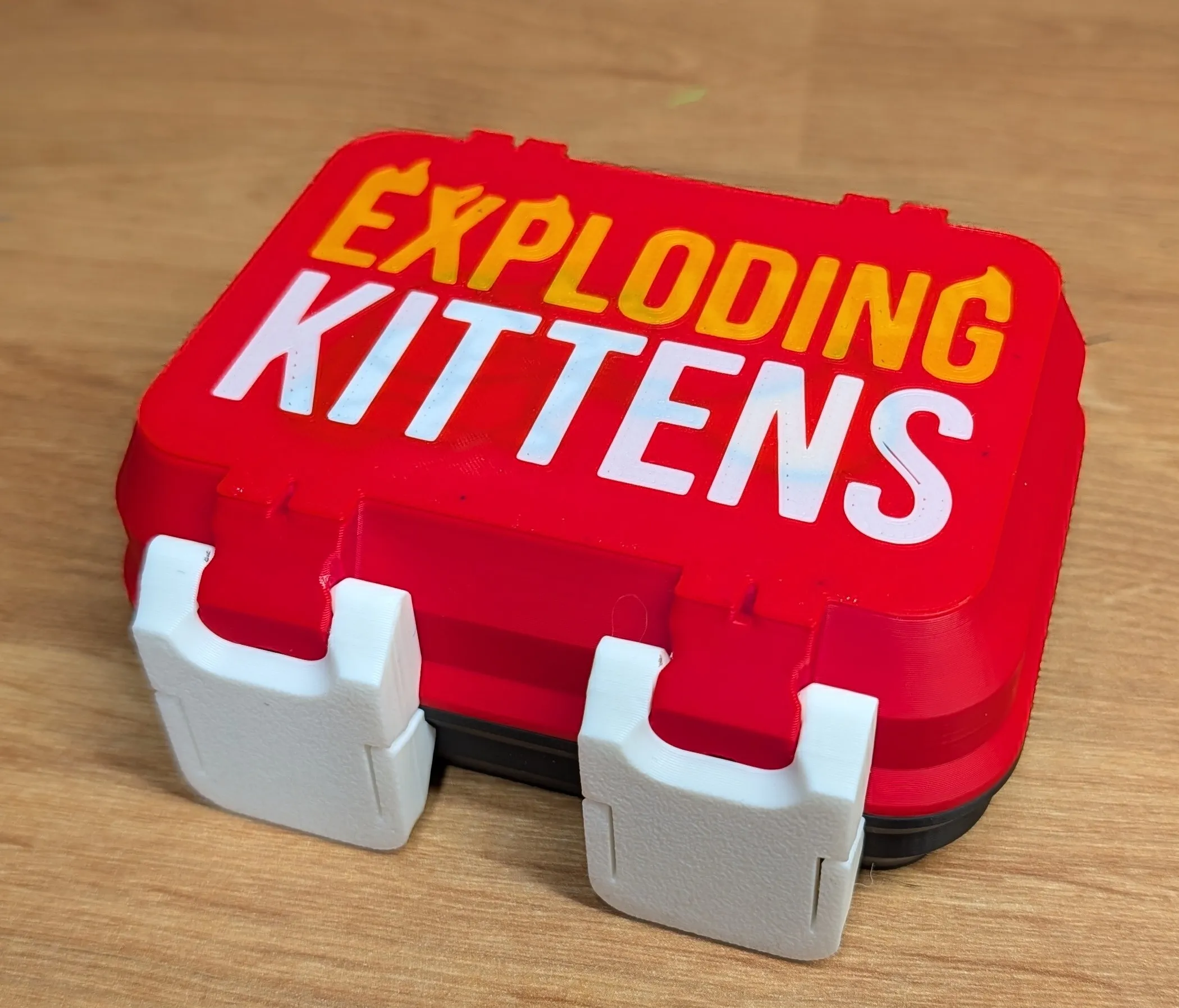 Exploding Kittens card deck box - Free 3D Print Model - MakerWorld