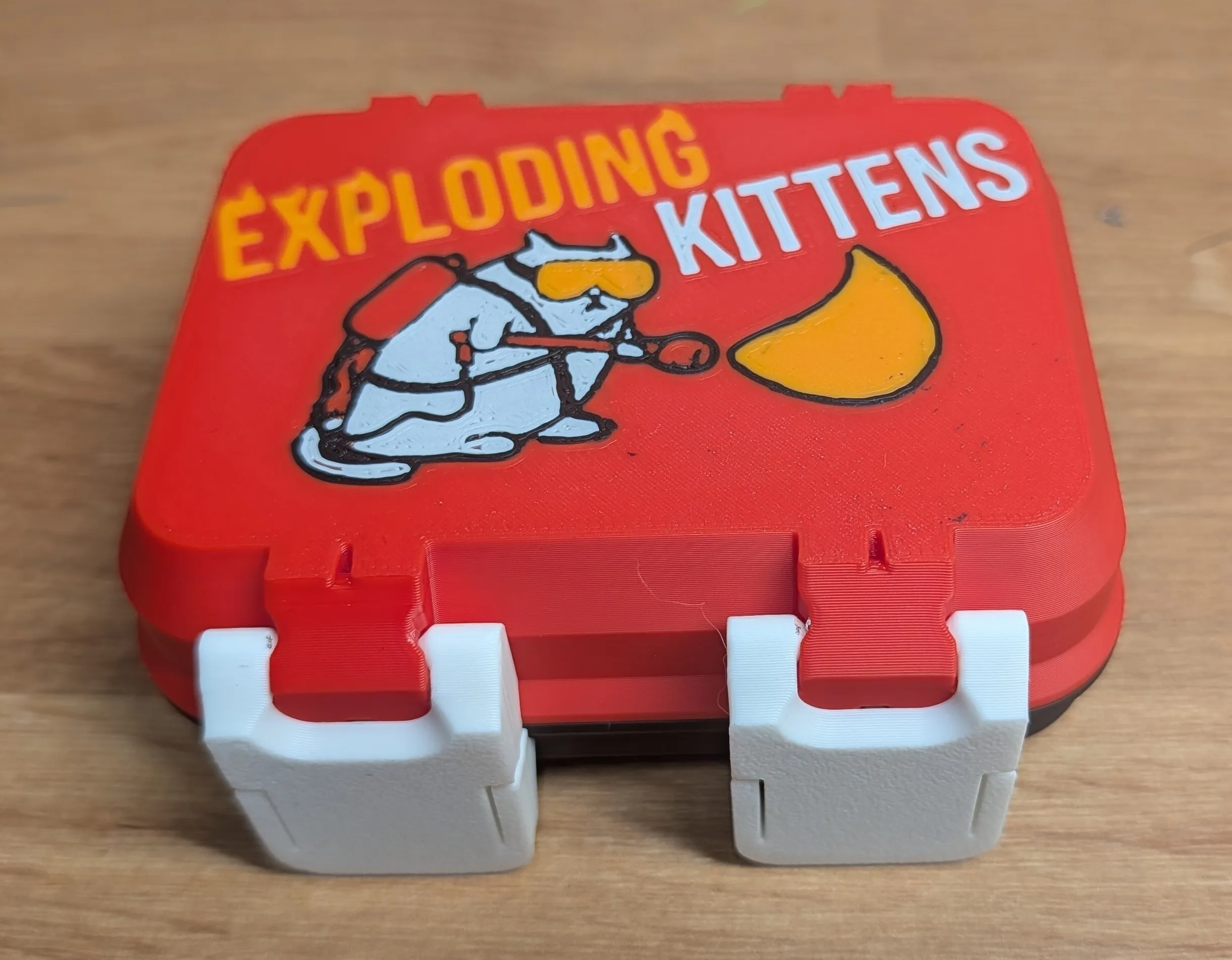 Exploding Kittens card deck box - Free 3D Print Model - MakerWorld