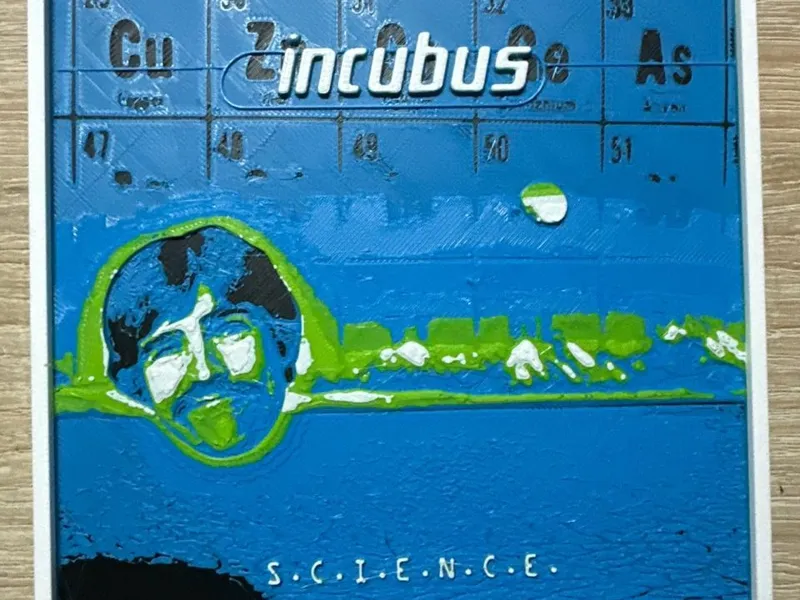 Incubus "Science" Album - Hueforge Art