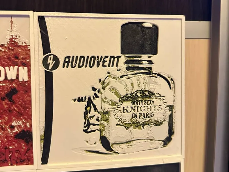 Audiovent "Dirty Sexy Knights In Paris" Album Art
