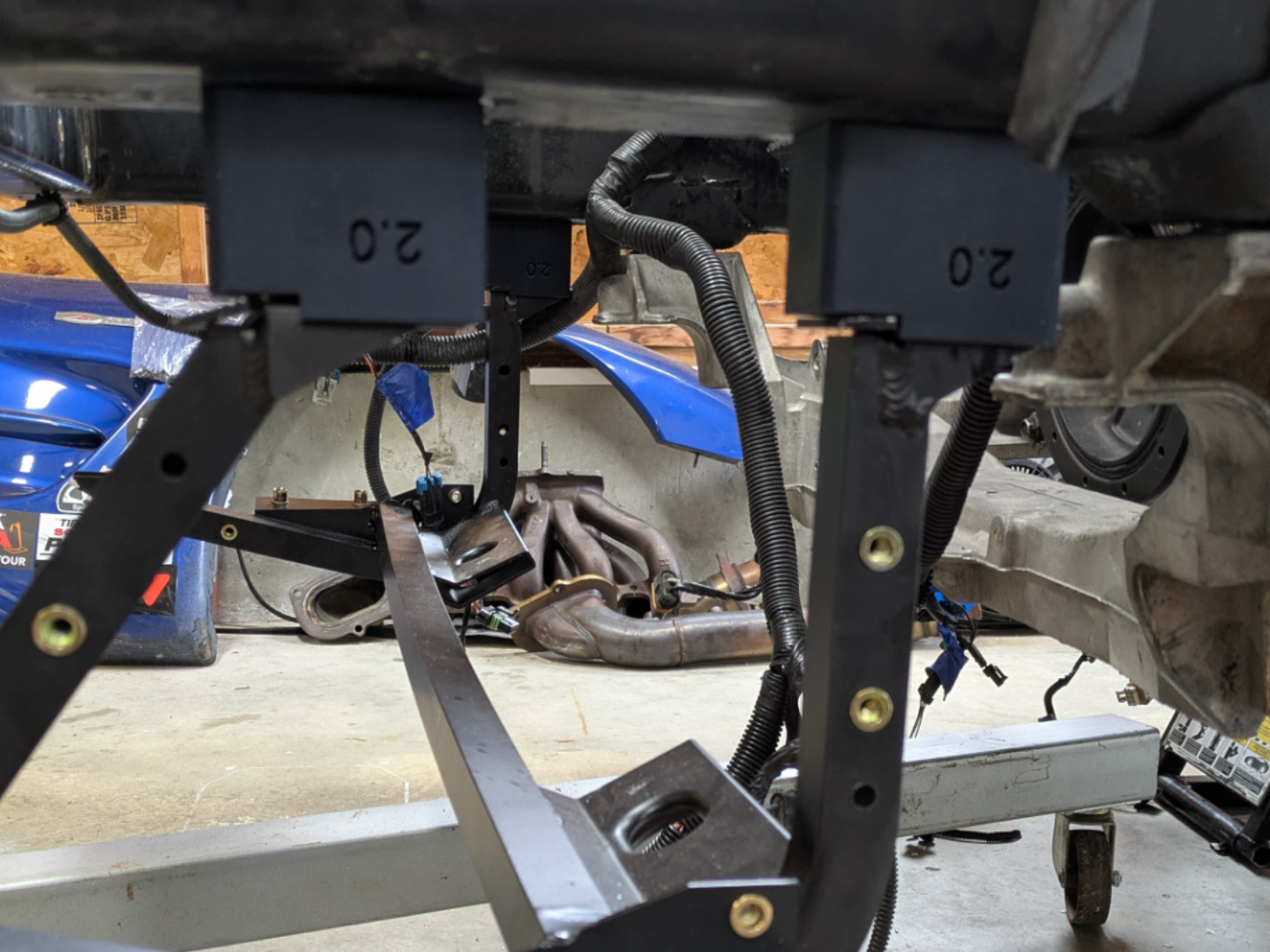 c5 spacer for c7 radiator support 
