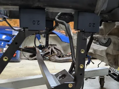 c5 spacer for c7 radiator support 