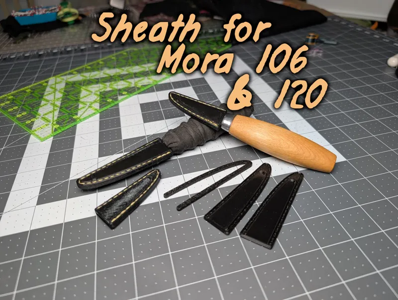Blade Sheaths for Mora 106 & 120 Straight Knives