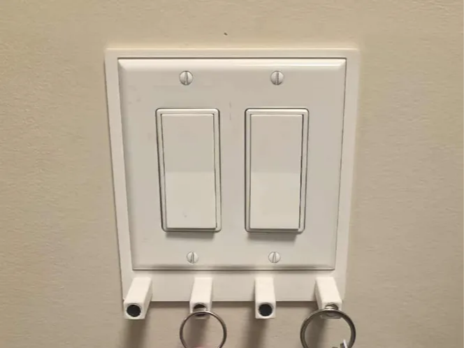 Magnetic Key Hanger – Light Switch (No Drilling)