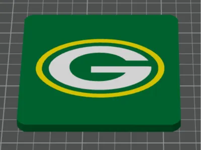 Green Bay Packers Logo Coaster