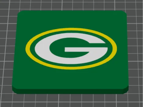 Green Bay Packers Logo Coaster