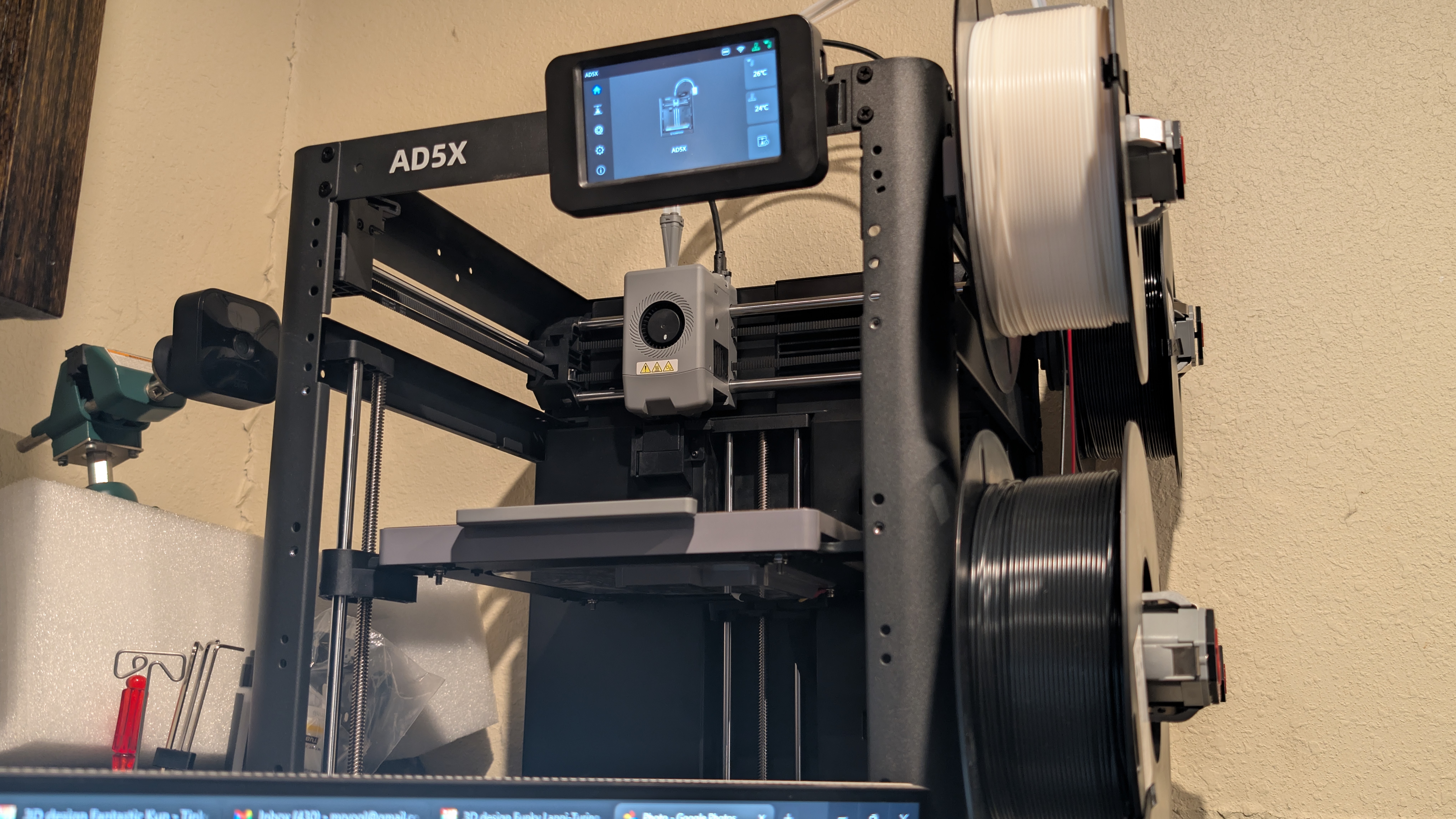 Flashforge AD5X Adjustable tilt mount