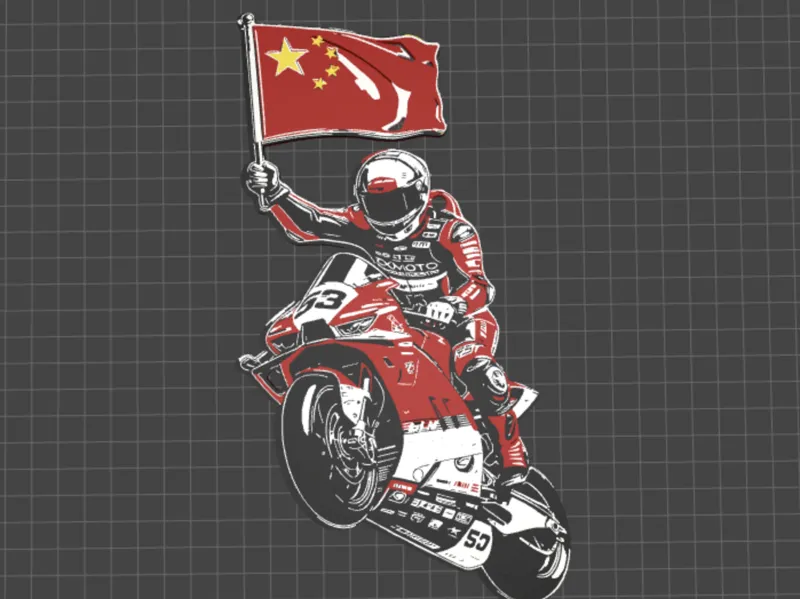张雪 820RR WSBK 冠军钥匙扣 ZXmoto 820RR WSBK Champion