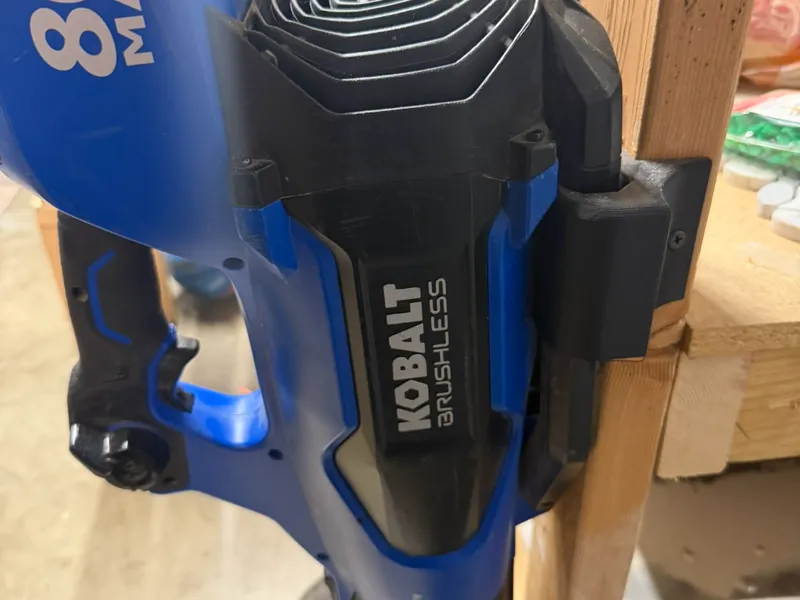 Kobalt 80v Blower 2x4 Hanger