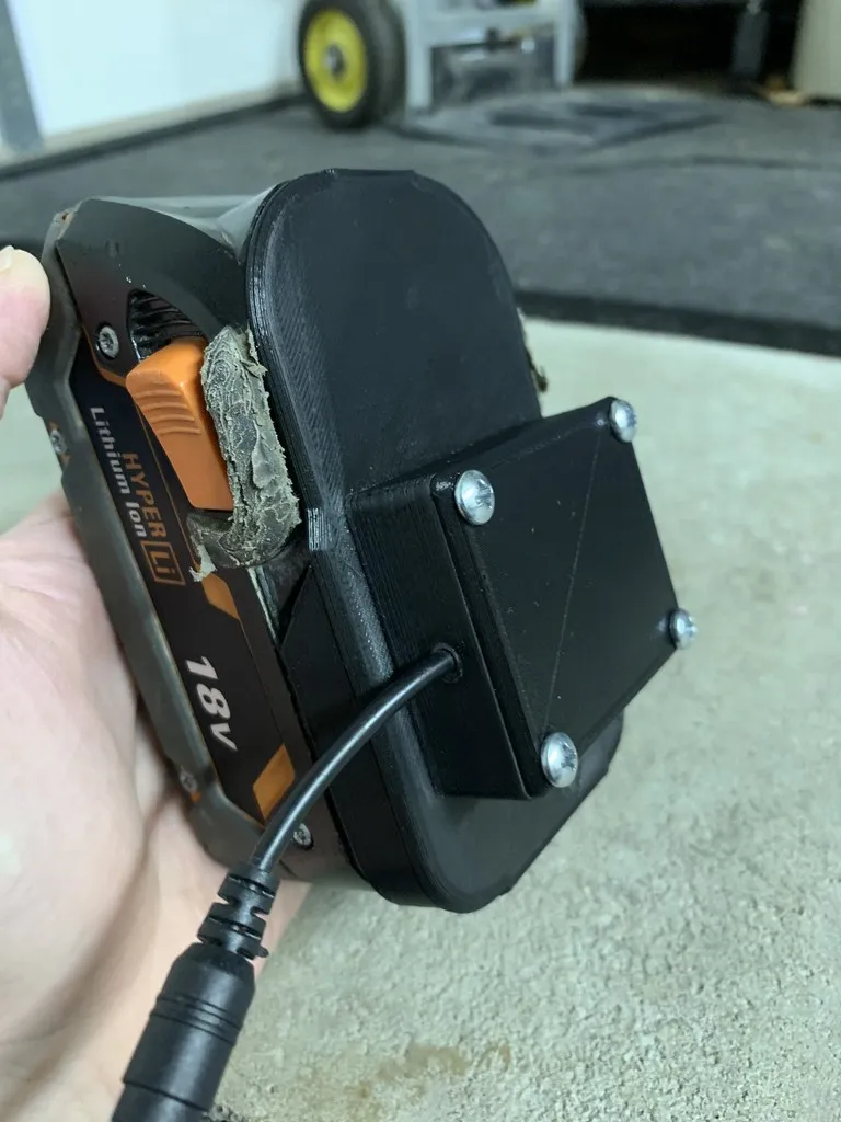 Ridgid 18v battery pack converter