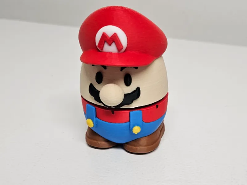 Mario Easter Egg with compartment