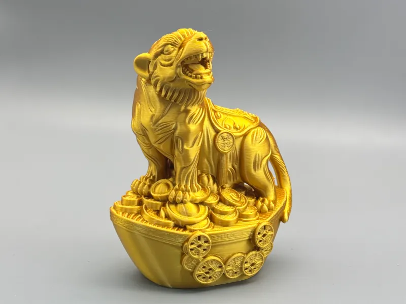 元宝生肖虎 高精度版本（十二生肖摆件）