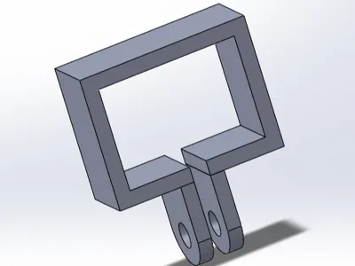 Orange Shadow Camera Frame