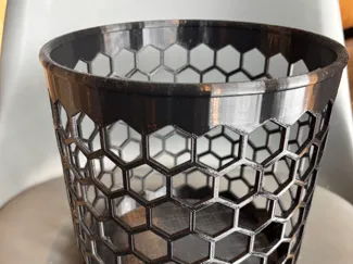 Hexagon trash can 256X256X256