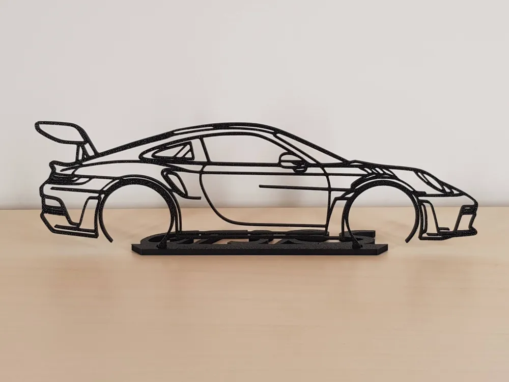 Porsche 911 GT3 RS 992 - Free 3D Print Model - MakerWorld