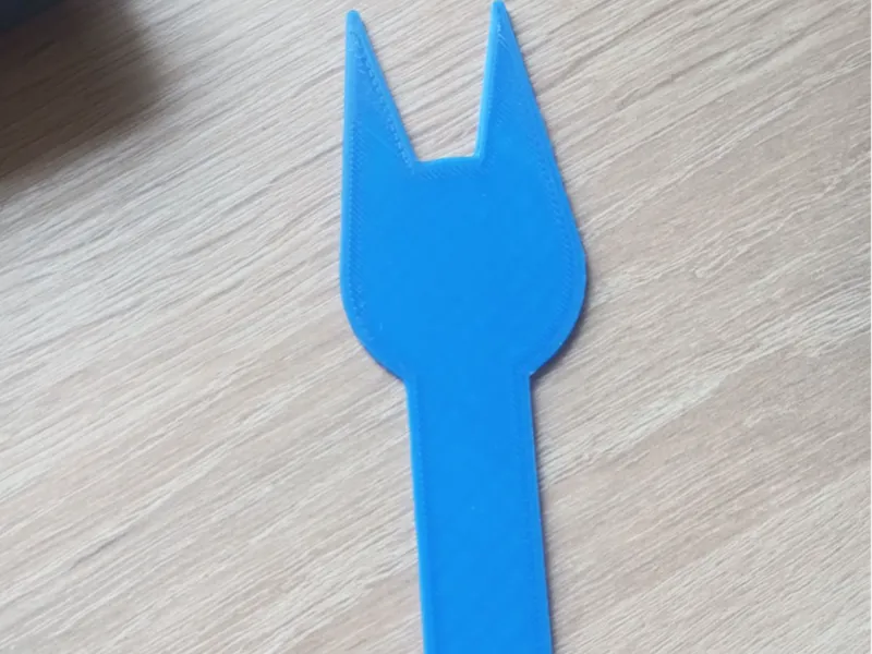 Plastic bookmark